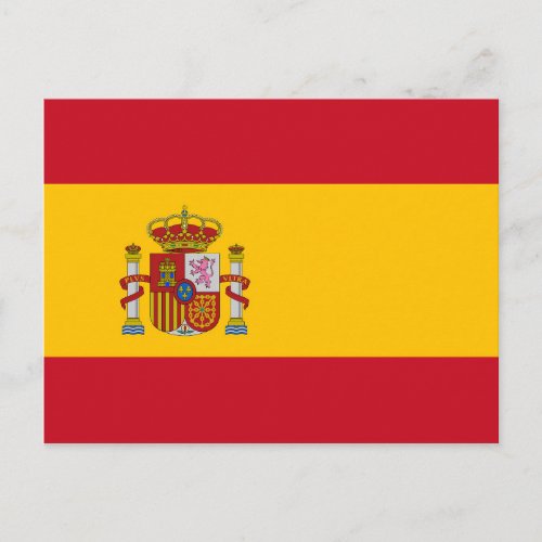 Spain Flag Postcard