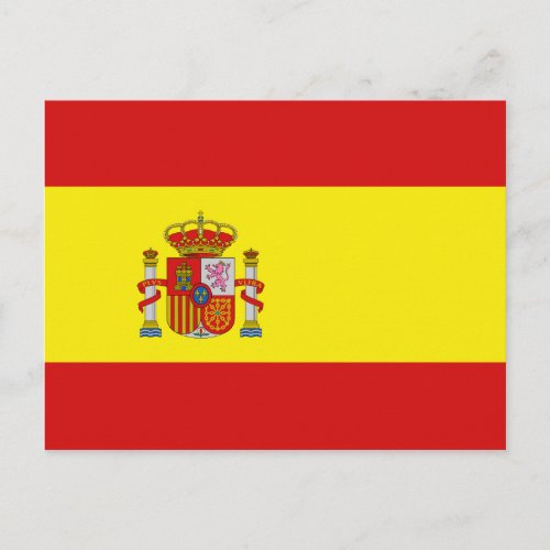 Spain Flag Postcard