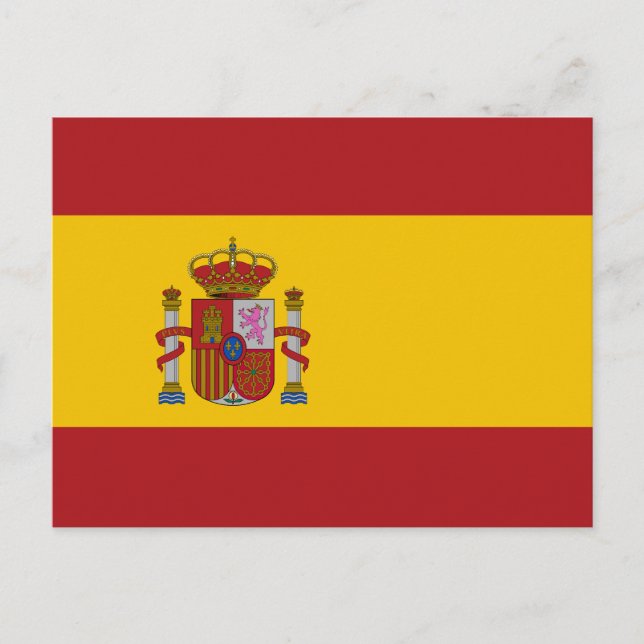 Spain Flag Postcard (Front)