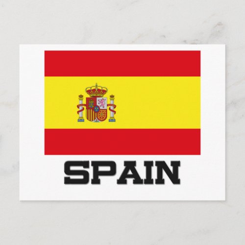 Spain Flag Postcard