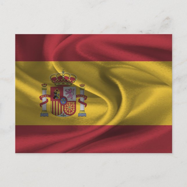 Spain Flag Postcard (Front)