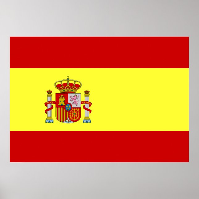 Spain Flag Poster (Front)