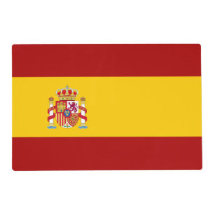 Spain flag quality placemat