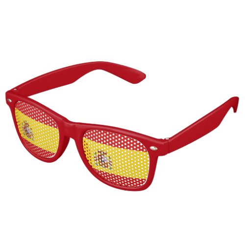 Spain Flag Retro Sunglasses