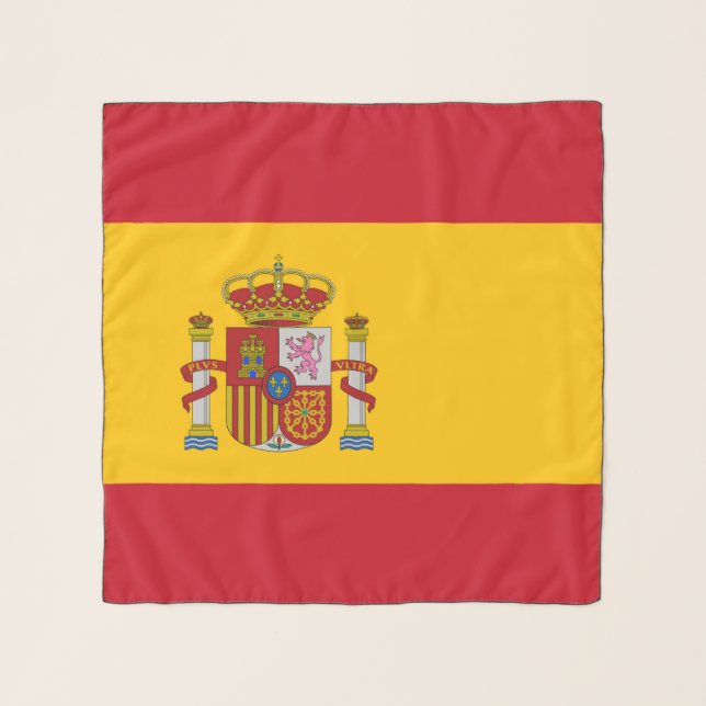 Spain Flag Scarf (Front)