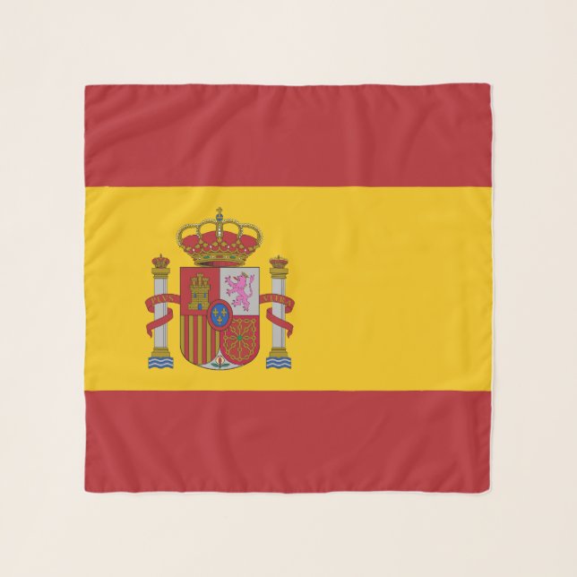 Spain Flag Scarf (Front)