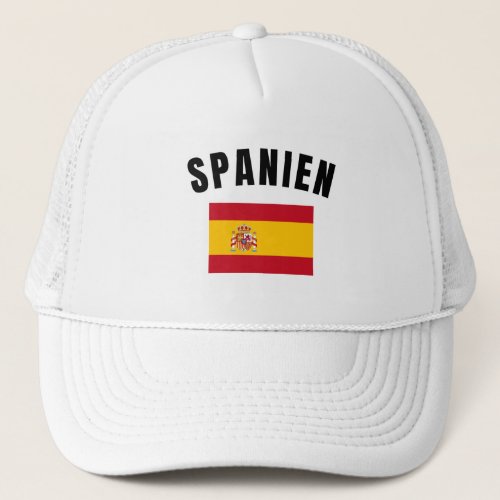 Spain Flag Soccer football team Mtze Trucker Hat