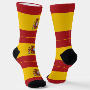 Spain Flag Socks