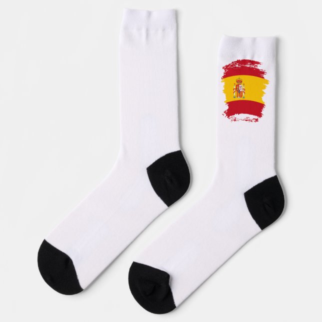 Spain flag socks (Left)