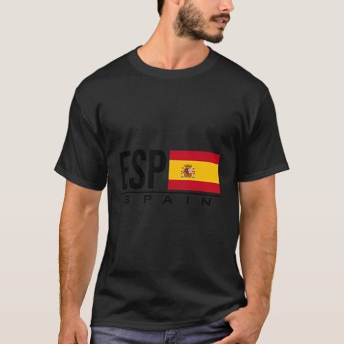 Spain Flag Spanish Espana Sports Games Athletics J T_Shirt