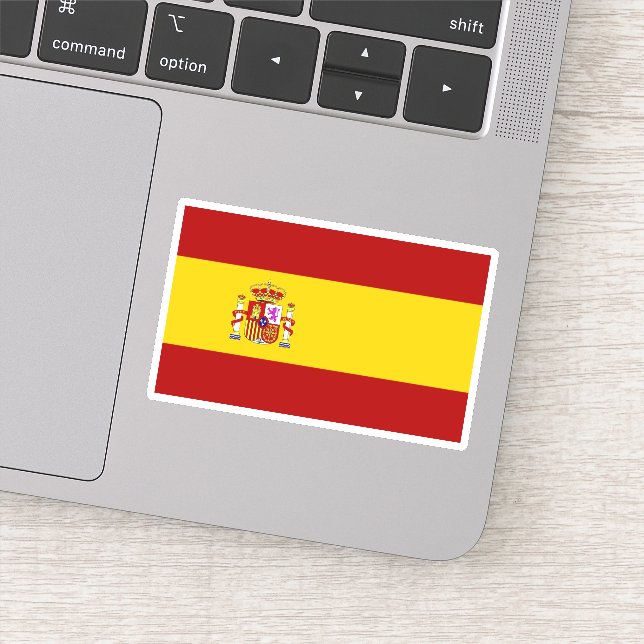 Spain flag sticker (Detail)