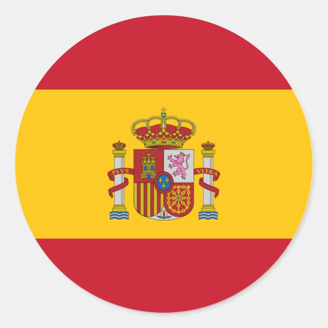 Spain Flag Sticker – Spanish Pride (Front)