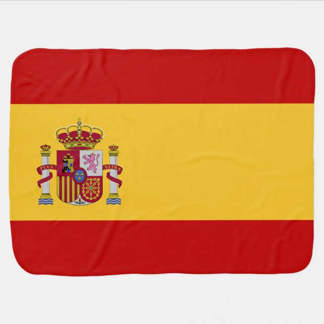 Spain Flag Stroller Blanket (Horizontal)
