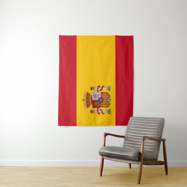 Spain flag tapestry (In Situ)