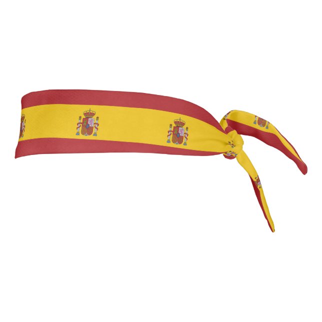 Spain Flag Tie Headband (Rotate 90)