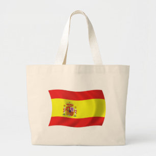 Spain Flag Tote Bag