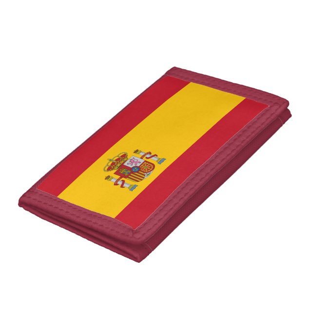 Spain Flag Tri-fold Wallet (Bottom)