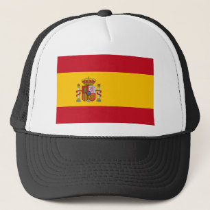 spain flag trucker hat