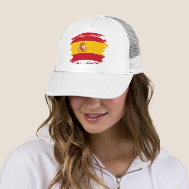 Spain flag trucker hat (In Situ)