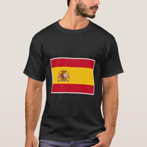 Spain Flag With Spanish National Colors T_Shirt
