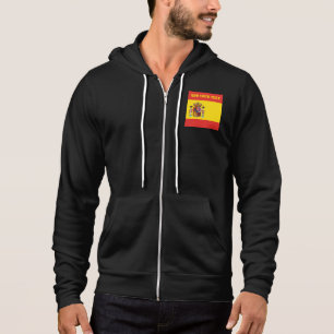 Spain Flag World Cup 2022 Football Soccer  Hoodie
