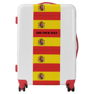 Spain Flag World Cup 2022 Football Soccer Luggage