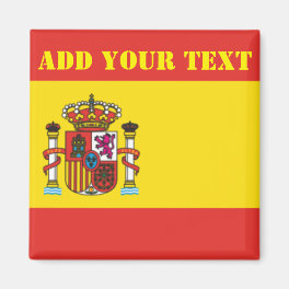 Spain Flag World Cup 2022 Football Soccer Magnet