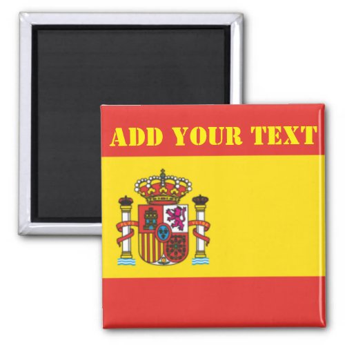 Spain Flag World Cup 2022 Football Soccer  Magnet