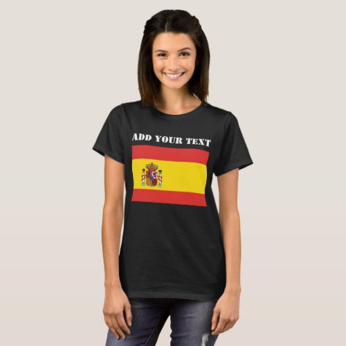 Spain Flag World Cup 2022 Football Soccer T_Shirt