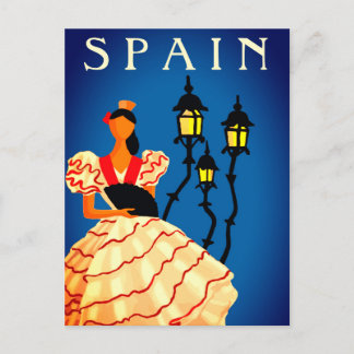 Spain Flamenco Dancer Poster Postcard