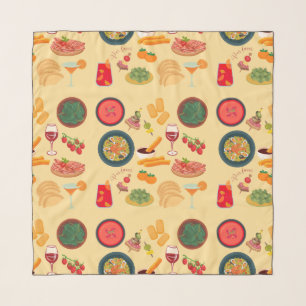 Spain Food Scarf