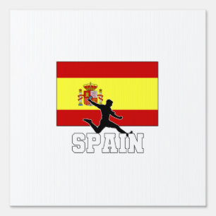 Spain Football Soccer National Team Sign
