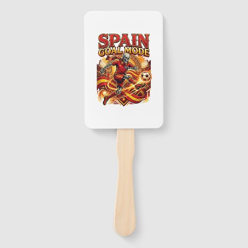 Spain Goal Mode Skeleton Striker Nations Streetwea Hand Fan