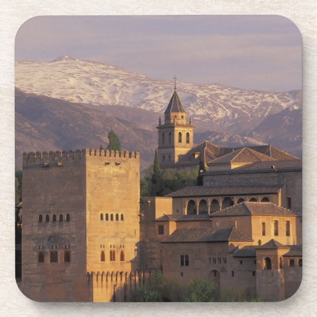Spain, Granada, Andalucia The Alhambra, 2 Drink Coaster (Front)