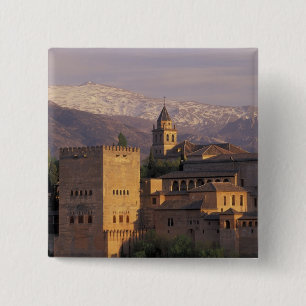 Spain, Granada, Andalucia The Alhambra, 2 Pinback Button