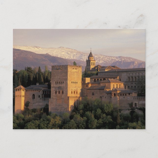 Spain, Granada, Andalucia The Alhambra, Postcard (Front)