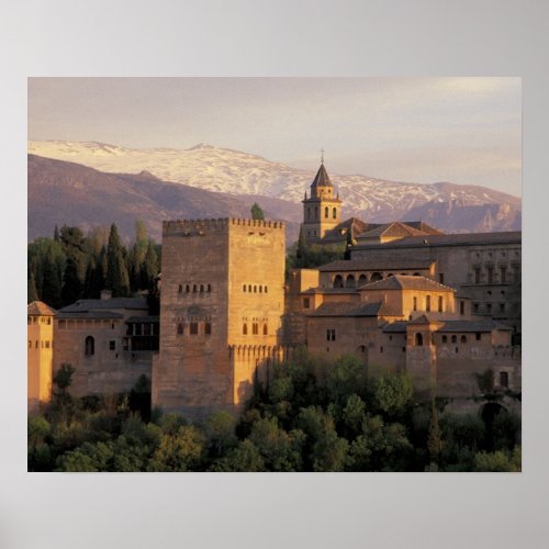 Spain Granada Andalucia The Alhambra Poster