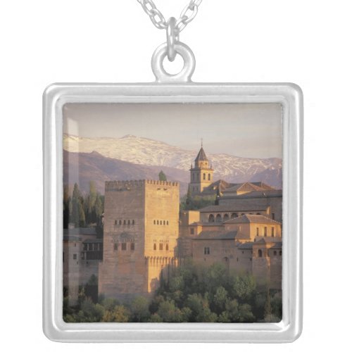 Spain Granada Andalucia The Alhambra Silver Plated Necklace