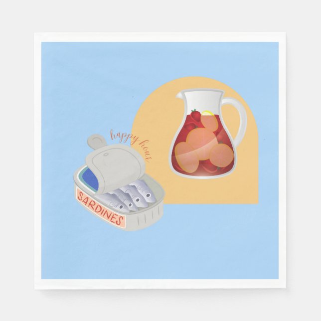  Spain Happy Hour Napkins (Front)
