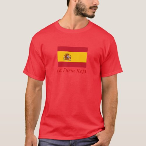 Spain La Furia Roja T_Shirt