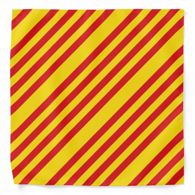 Spain: La Senyera Catalonia Bandana (Front)