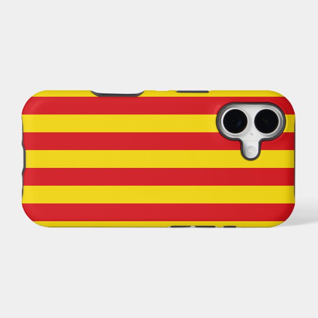 Spain: La Senyera Catalonia Case-Mate iPhone Case (Back (Horizontal))