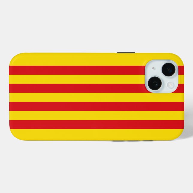Spain: La Senyera Catalonia Case-Mate iPhone Case (Back (Horizontal))