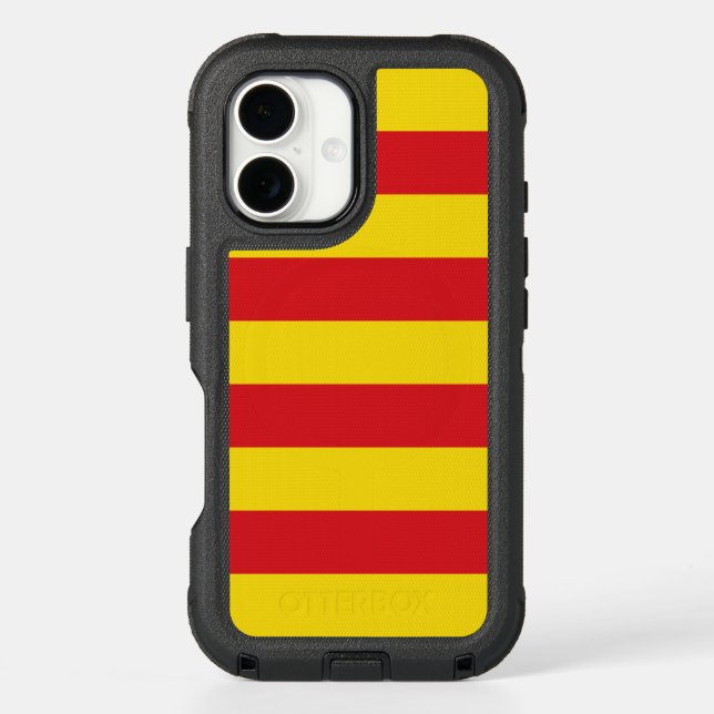 Spain: La Senyera Catalonia Flag Otterbox iPhone Case (Back)