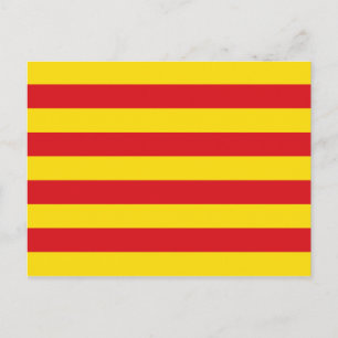 Spain: La Senyera Catalonia Postcard