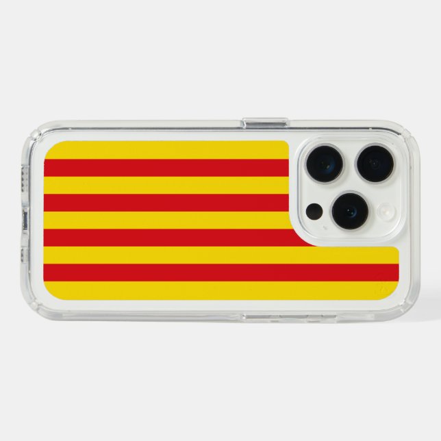 Spain: La Senyera Catalonia Speck iPhone Case (Horz (White Titanium))
