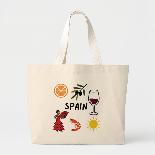 SPAIN LARGE TOTE BAG (Front)