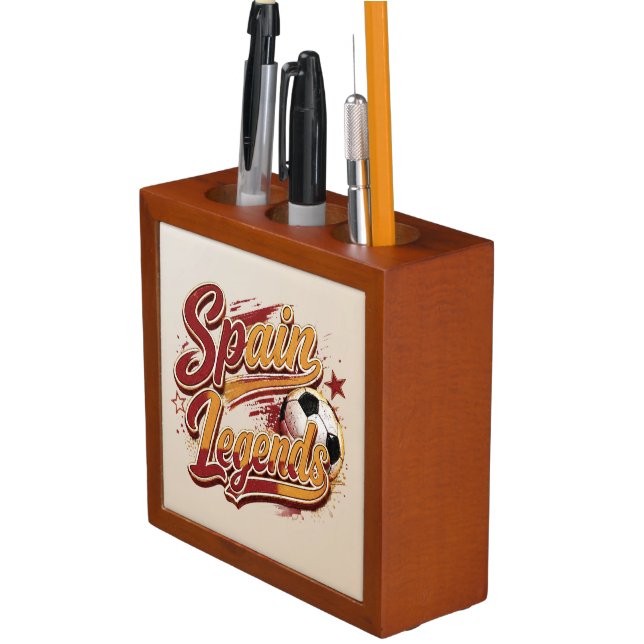Spain Legends Desk Organizer (In Situ)