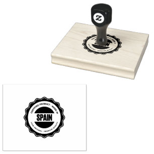 SPAIN Letter Printed Packaging Document Labeling  Rubber Stamp