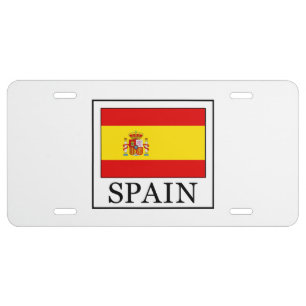 Spain License Plate